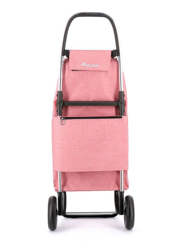 I-Max Tweed 2L ostoskärry vaaleanpunainen - Image 5