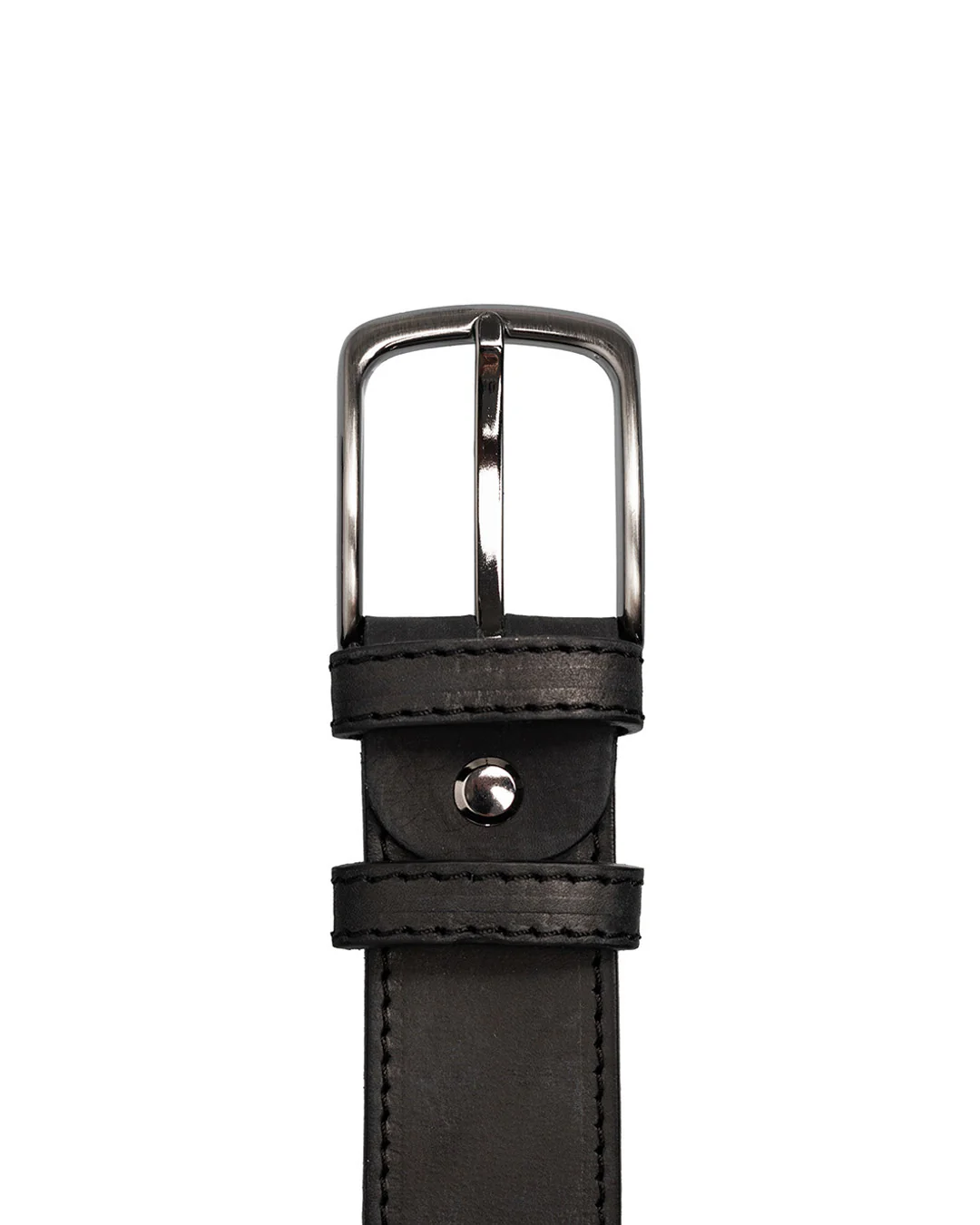 Utua nahkavyö 4cm musta - Image 6